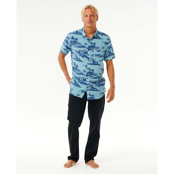 Rip Curl Party Pack Kortærmet Skjorte Blå M Mand