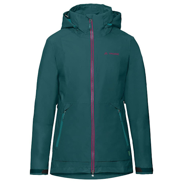 Vaude Regnjacka Med Full Dragkedja Elope 3 In 1 Grönt 36 Kvinna