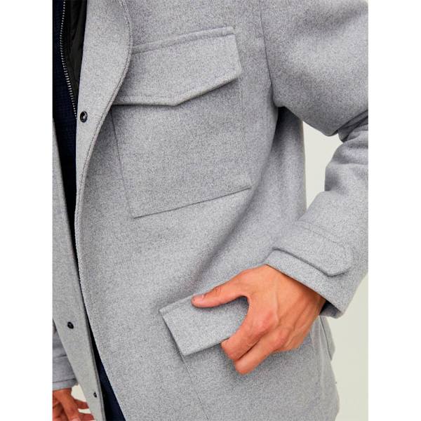 Jack & Jones Jakke Blaparker Wool Field Sn Grå S Mand