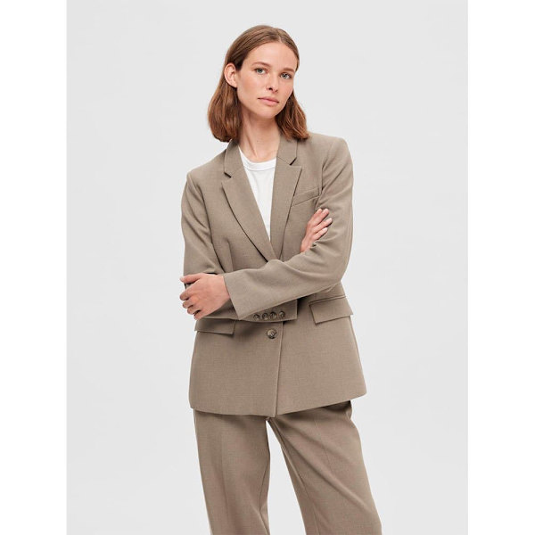 Selected Bleiseri Rita Classic Beige 38 Nainen