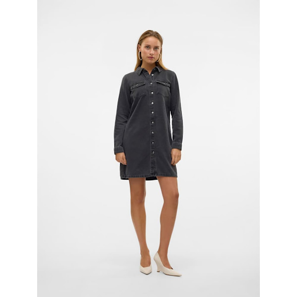 Vero Moda Jennie Langærmet Kort Kjole Sort XS Kvinde