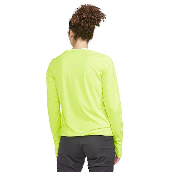 Craft Langærmet T-shirt Pro Hypervent Wind Gul M Kvinde