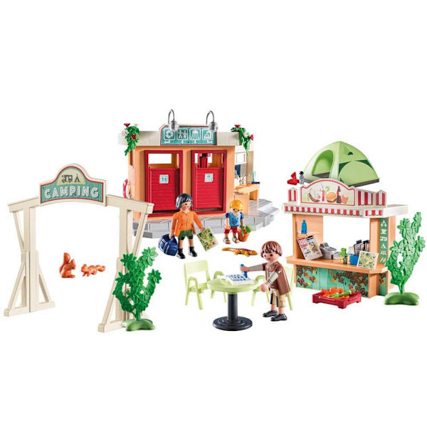 Playmobil Byggeri Spil Camping Flerfarvet