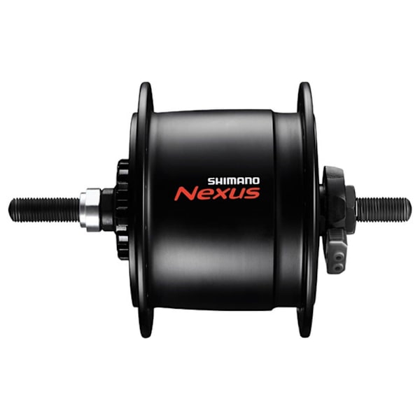 Shimano Nexus C6000 Dynamo 2.4w Etunapa Musta 36H / 9 x 100 mm