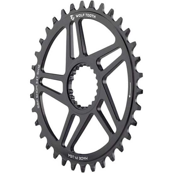 Wolf Tooth Shimano Dm Super Boost Hyperglide +12 34 Kædehjul Sort 34t