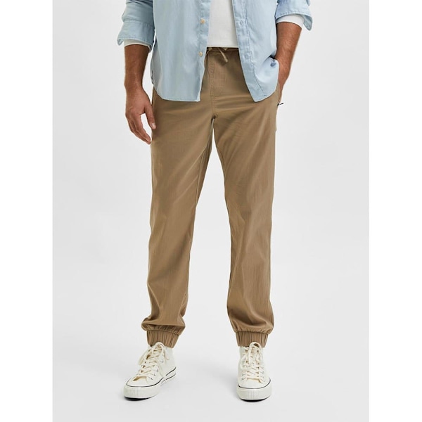 Selected Byxor Slim Halkirk Grönt M Man