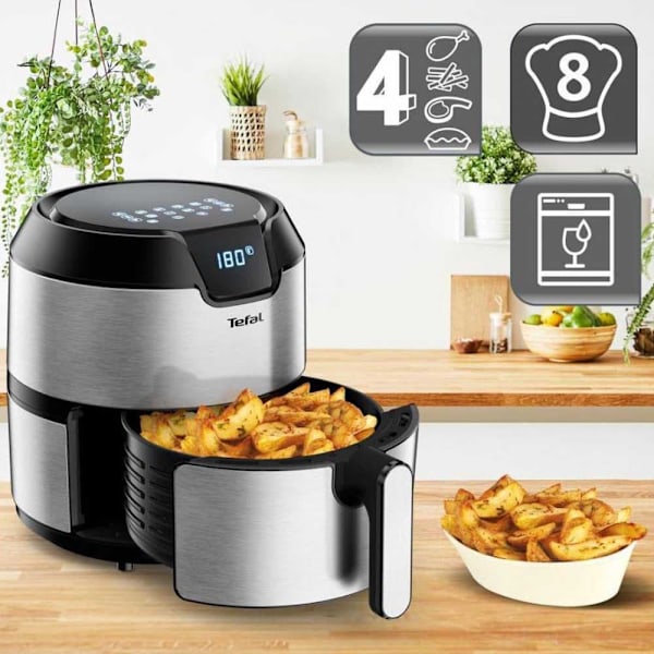 Tefal Air Fryer East Fry Deluxe Ey401d15 Søvfarvet One Size / EU Plug