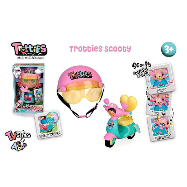 Trotties Figur Scooty Rosa