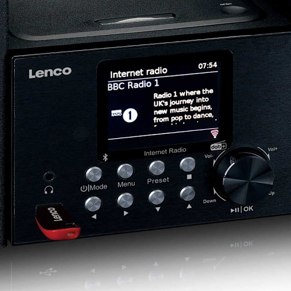 Lenco Mikrosystem Mc-250 Sort