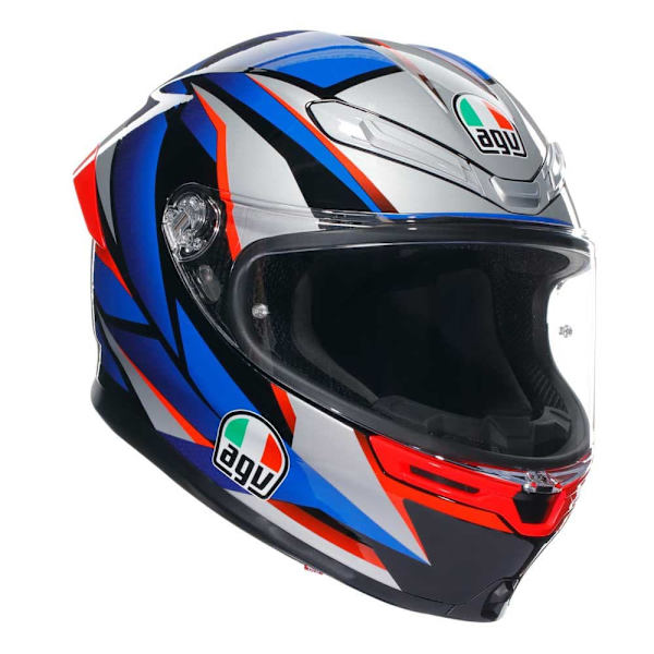 Agv Fullt Ansikte Hjälm K6 S E2206 Mplk Flerfärgad L