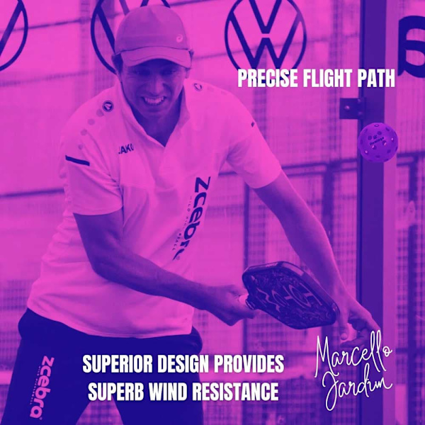 Zcebra Pickleball Flamingo Pickleballbolde 12 Enheder