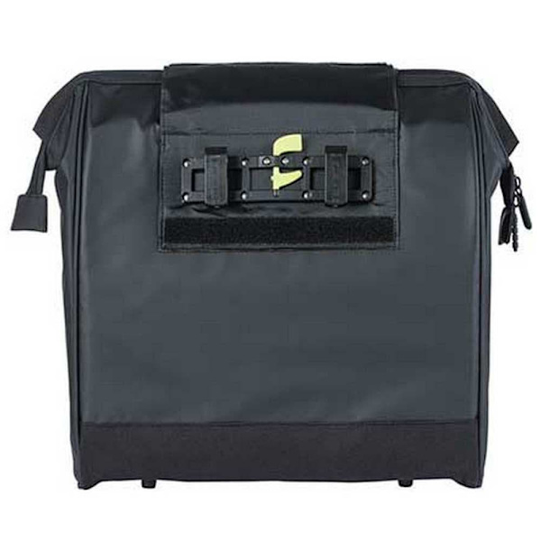 Basil Laukku Grand Tarpaulin Hook-on 23l Kanssa Heijastimet Musta