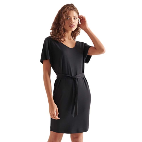 Superdry Kort Kjole The Waist Mini Sort XS Kvinde