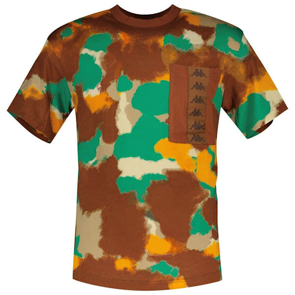 Kappa Kortärmad T-shirt Fapo Authentic Grönt,Brun M Man