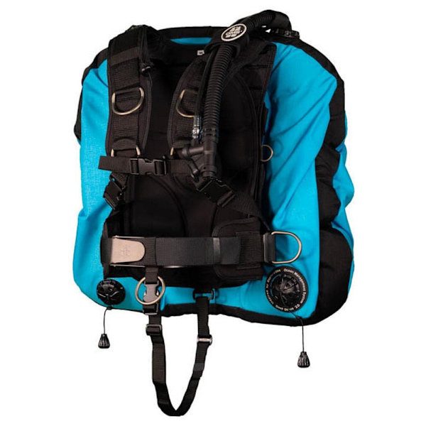 Oms Iq Lite With Deep Ocean 2.0 Bcd Blå,Sort S