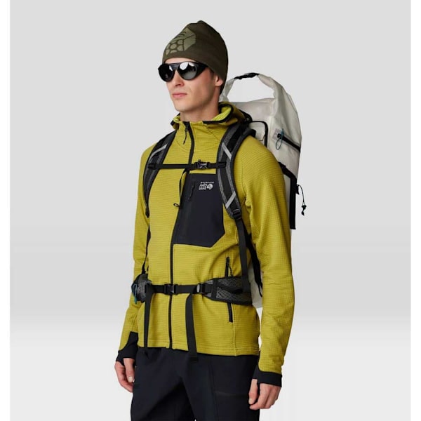 Mountain Hardwear Polartec® Power Grid™ Sweatshirt Med Lynlås Gul L Mand