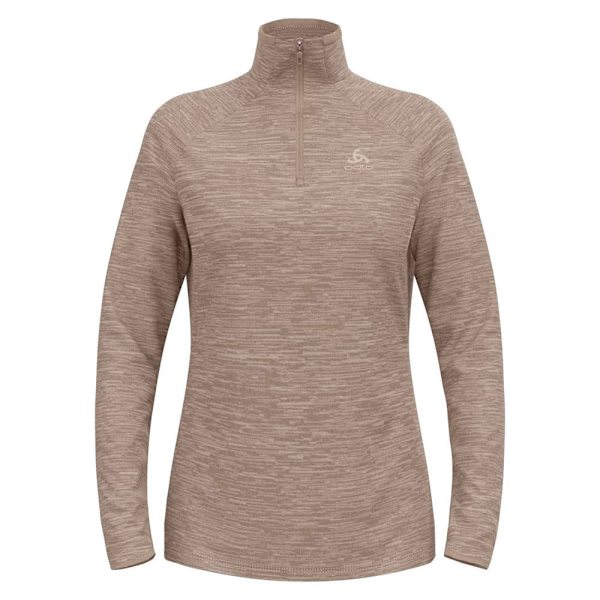 Odlo Essential Thermal Ml Fleece Beige L Kvinde