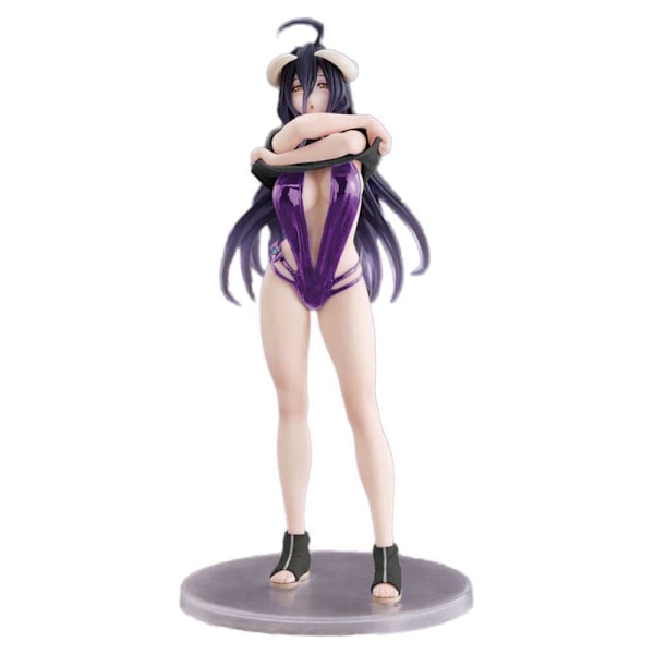 Taito Prize Overlord Iv Pvc Statue Albedo T-shirt Swimsuit Ver Renewal Edition 20 Cm Violetti