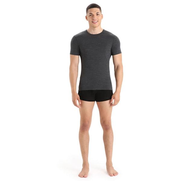 Icebreaker Merino 150 Anatomica Kortærmet Baselayer Grå XL Mand
