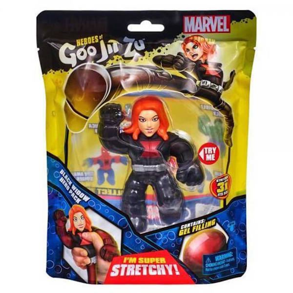 Bandai Action Figur Black Widow Goo Jit Zu Dc Heroes Röd