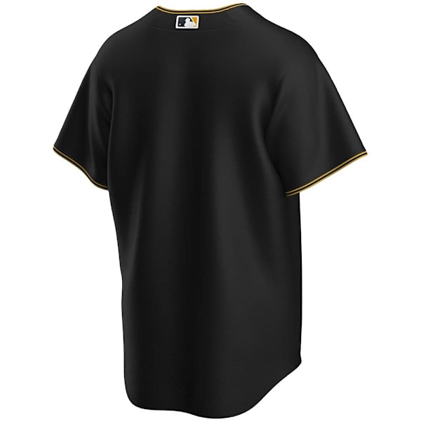 Nike Lyhythihainen Pyöreäkauluksinen T-paita Pittsburgh Pirates Official Replica Alternate Musta M Mies