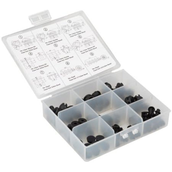 Jagwire Tarvikelaatikko Frame Plug Combo Box Musta