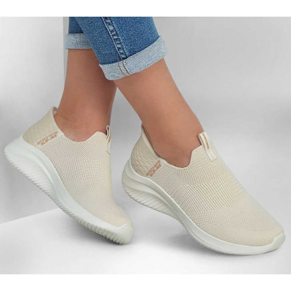 Skechers Ultra Flex 3.0 Skoe Beige EU 41 Kvinde
