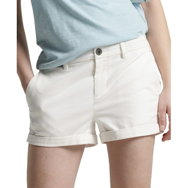 Superdry Shorts Studios Core Chino Vit M Kvinna