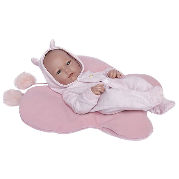 MuÑecas Guca Nyfødt Inma Med Pink Pyjamas 36 Cm Guca Flerfarvet