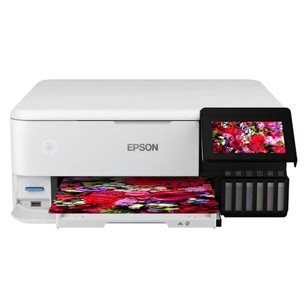 Epson Multifunktionsprinter Ecotank Et-8500 Hvid One Size / EU Plug