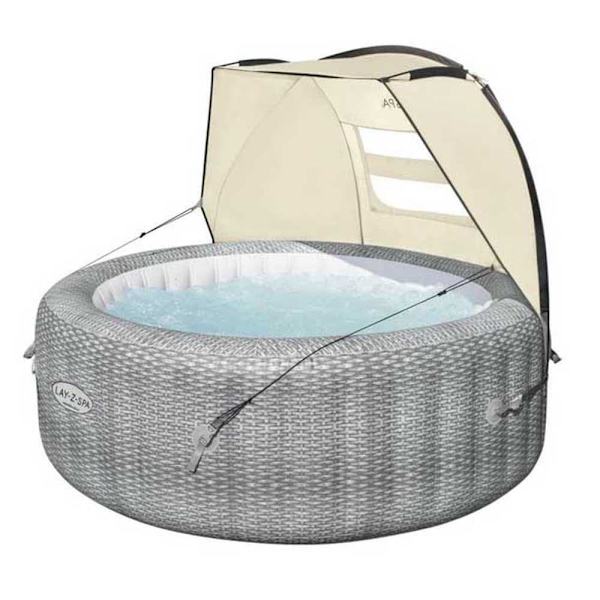 Lay-z Spa Irrotettava Kylpytynnyrin Katos Harmaa 183x94x109 cm
