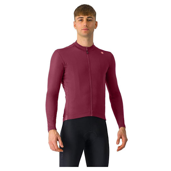 Castelli Espresso Thermal Langærmet Trøje Rød XL Mand