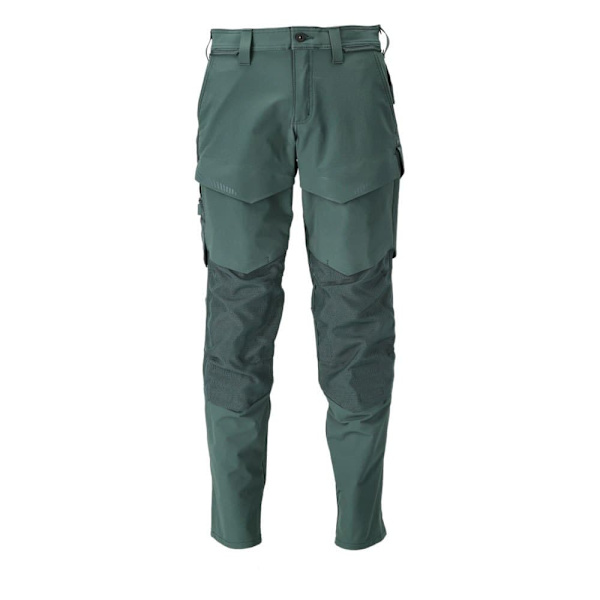 Mascot Stora Byxor Med Knäskyddsfickor Customized 22379 Grönt 48 / 30