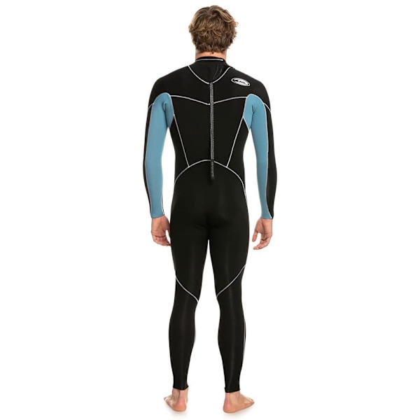 Quiksilver Langærmet Neoprendragt Med Lynlås Bagpå Capsule Saturn 3/2 Mm Sort LS