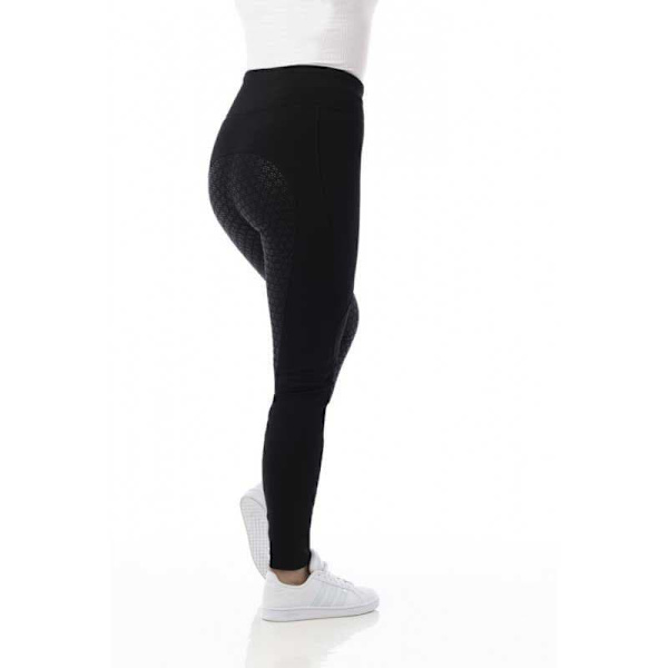 Equitheme Ridbyxor I Silikonsits Dolomyt Svart 34