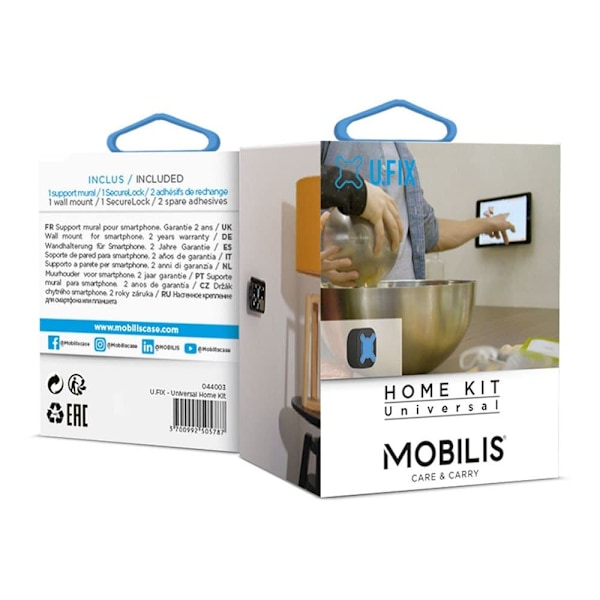 Mobilis U Fix Universal Home Kit Musta