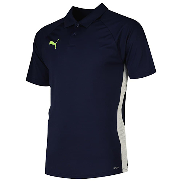 Puma Kortærmet Polo Teamliga Blå S Mand