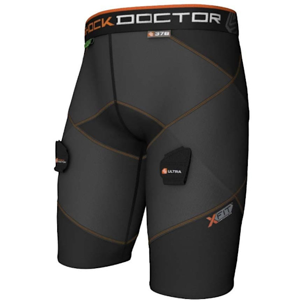 Shock Doctor Ice Hockey Cross Compression Svart,Grå M