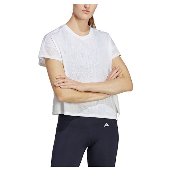 Adidas Lyhythihainen T-paita Hiit Qb Valkoinen S Nainen