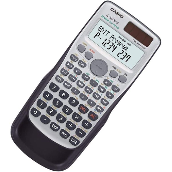 Casio Lommeregner Fx-3650piiweh Søvfarvet Sort, Sølv
