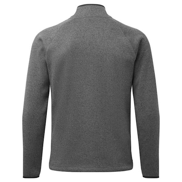 Gill Halv Lynlås Fleece Fisher Grå S Mand