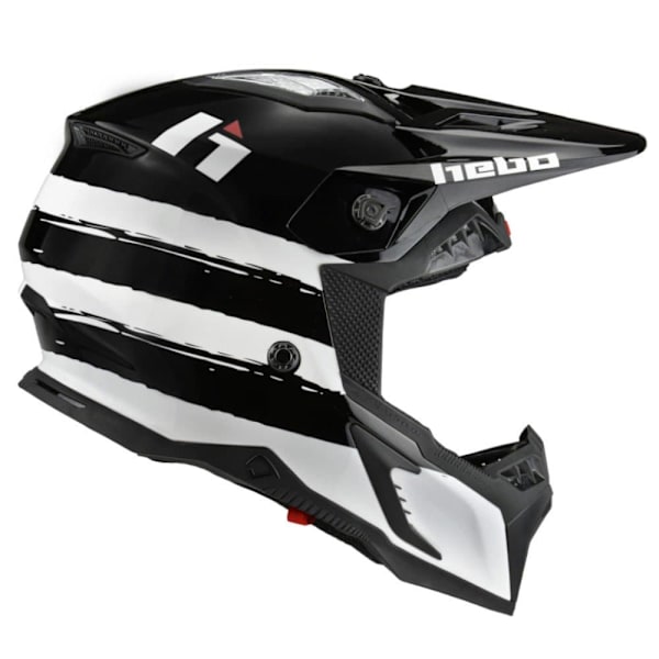Hebo Motocross Hjelm Hmx-f01 Jail Sort XS