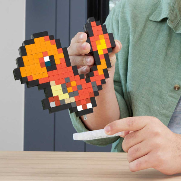 Mega Pixel Art Charmander Konstruktionsspil Pokémon