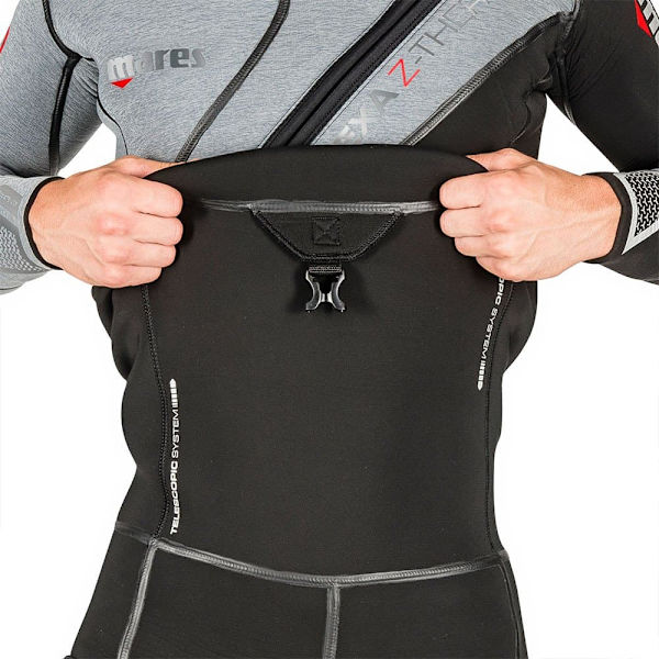 Mares Kostym Flexa Z Therm 7 Mm Svart,Grå S
