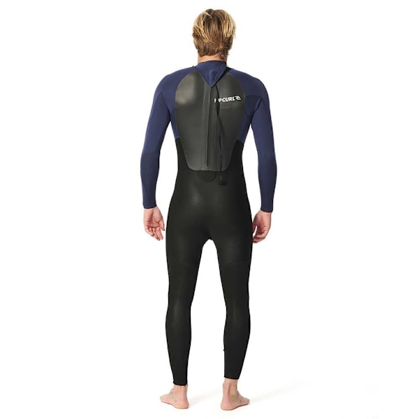 Rip Curl Langærmet Neoprendragt Med Lynlås Bagpå Omega 4/3 Mm Gb Steamer Sort L
