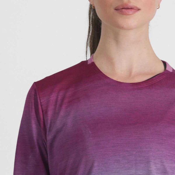 Sportful Långärmad T-shirt Flow Giara Lila XL Kvinna