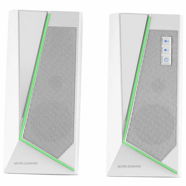 Mars Gaming Højttalere Ms7 20w Rgb Hvid