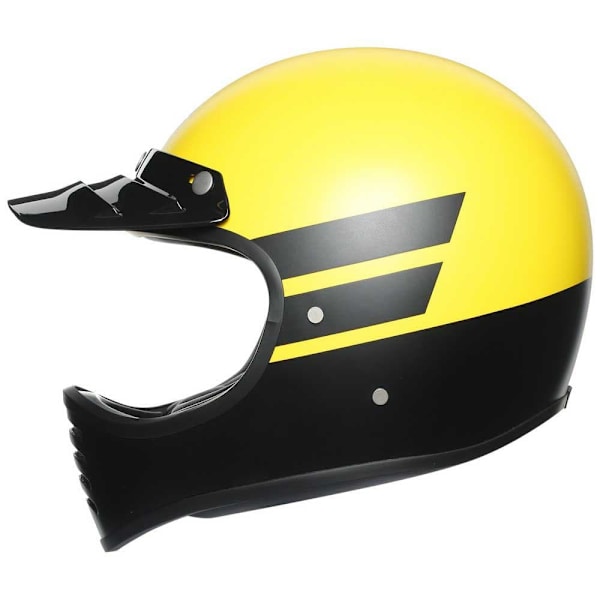 Agv Outlet Motocross Hjelm X101 Multi Gul,Sort 2XL