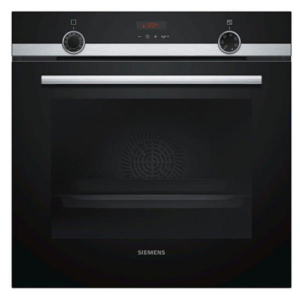 Siemens Hb574aer0 71l Multifunktion Ovn Sort 60 cm Sort, Rustfrit stål