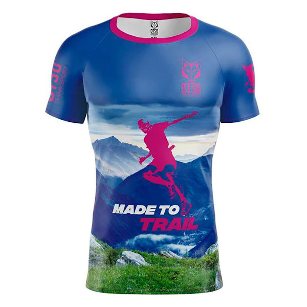 Otso Kortärmad T-shirt Made To Trail Blå L Man